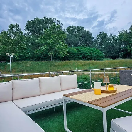 Botel « houseboat » Clim•balneo•rooftop•valence Rhone *